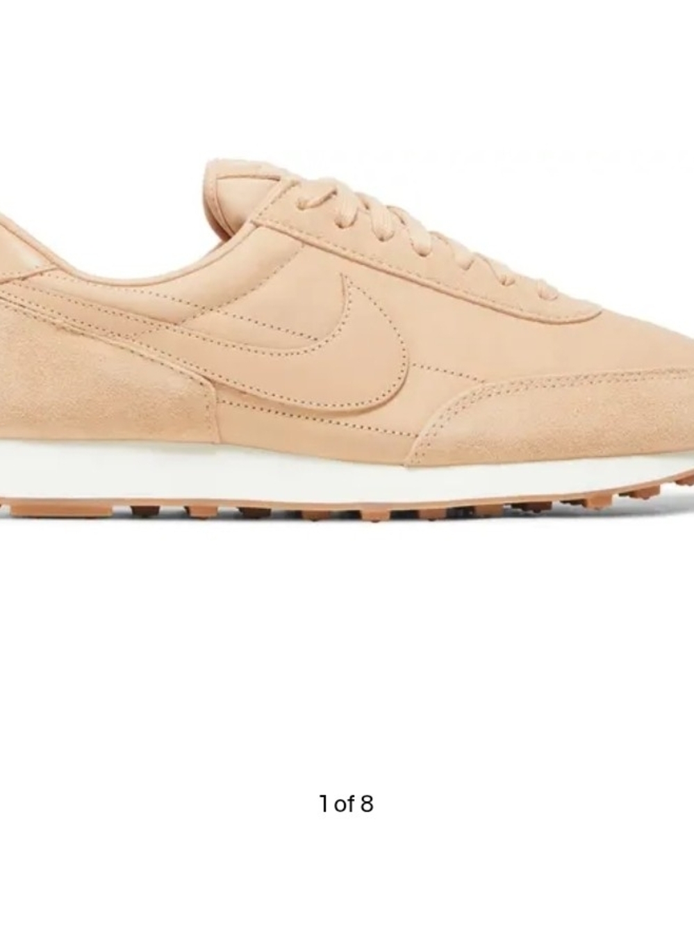 Nike Womens Daybreak Leather & Suede Sneakers - Vanchetta Tan. Fall Shoe